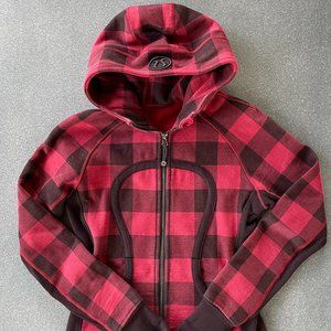 RARE EUC Lululemon Scuba Hoodie II in Buffalo Plaid Mini Camp Check size 6